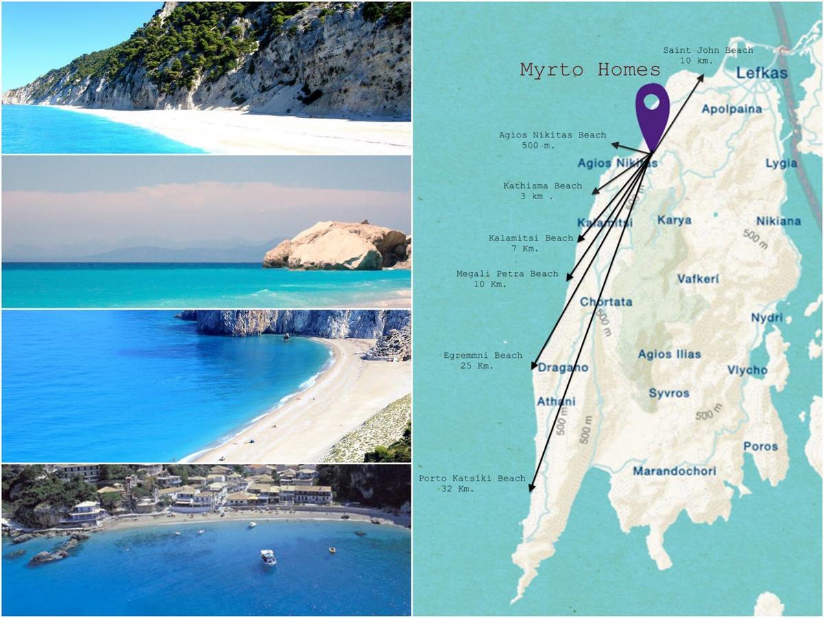 Myrto Homes Lefkada Agios Nikitas Greece Ngoại thất bức ảnh